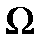 Uppercase Omega